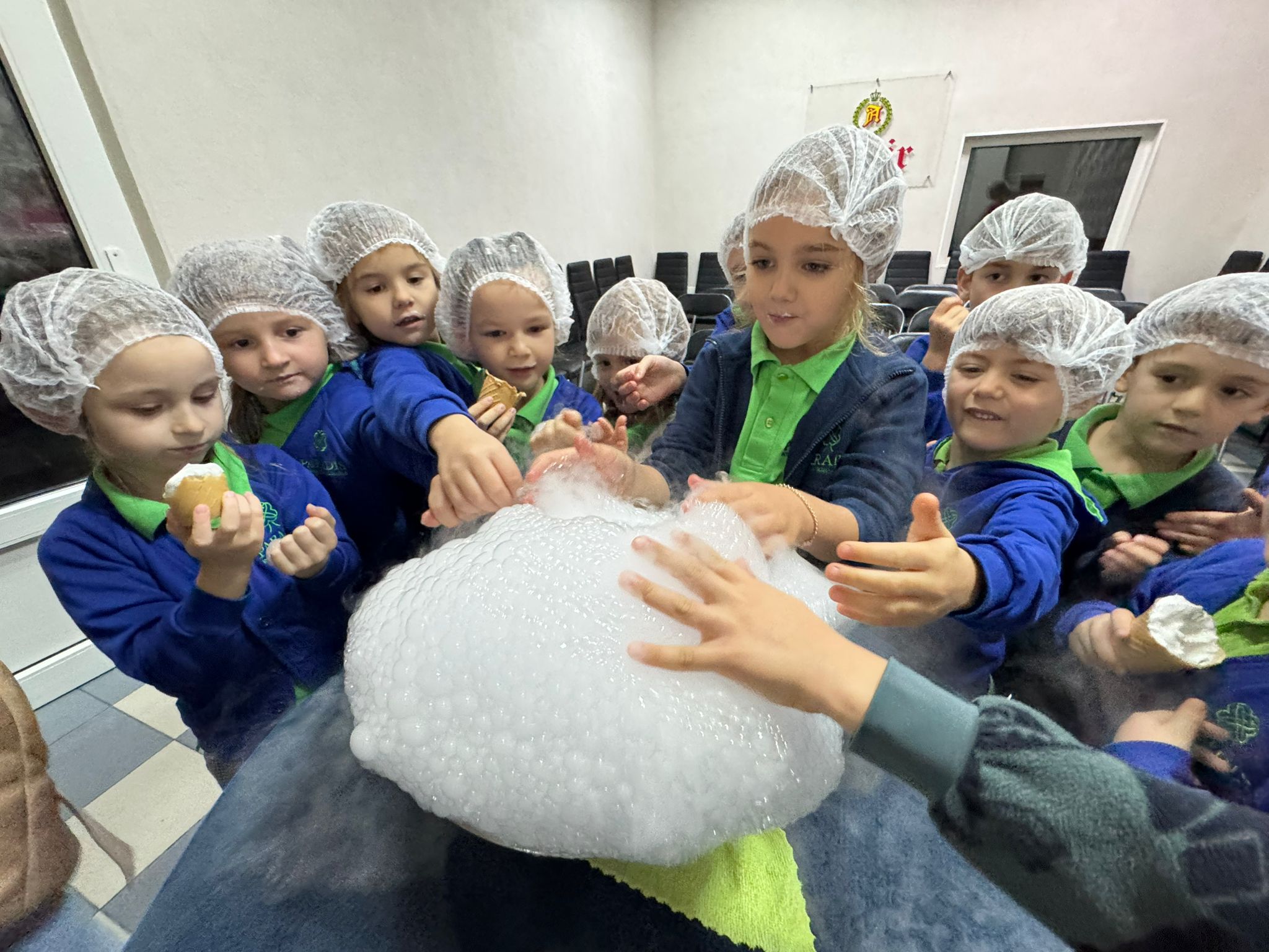 Children conducting science experiments